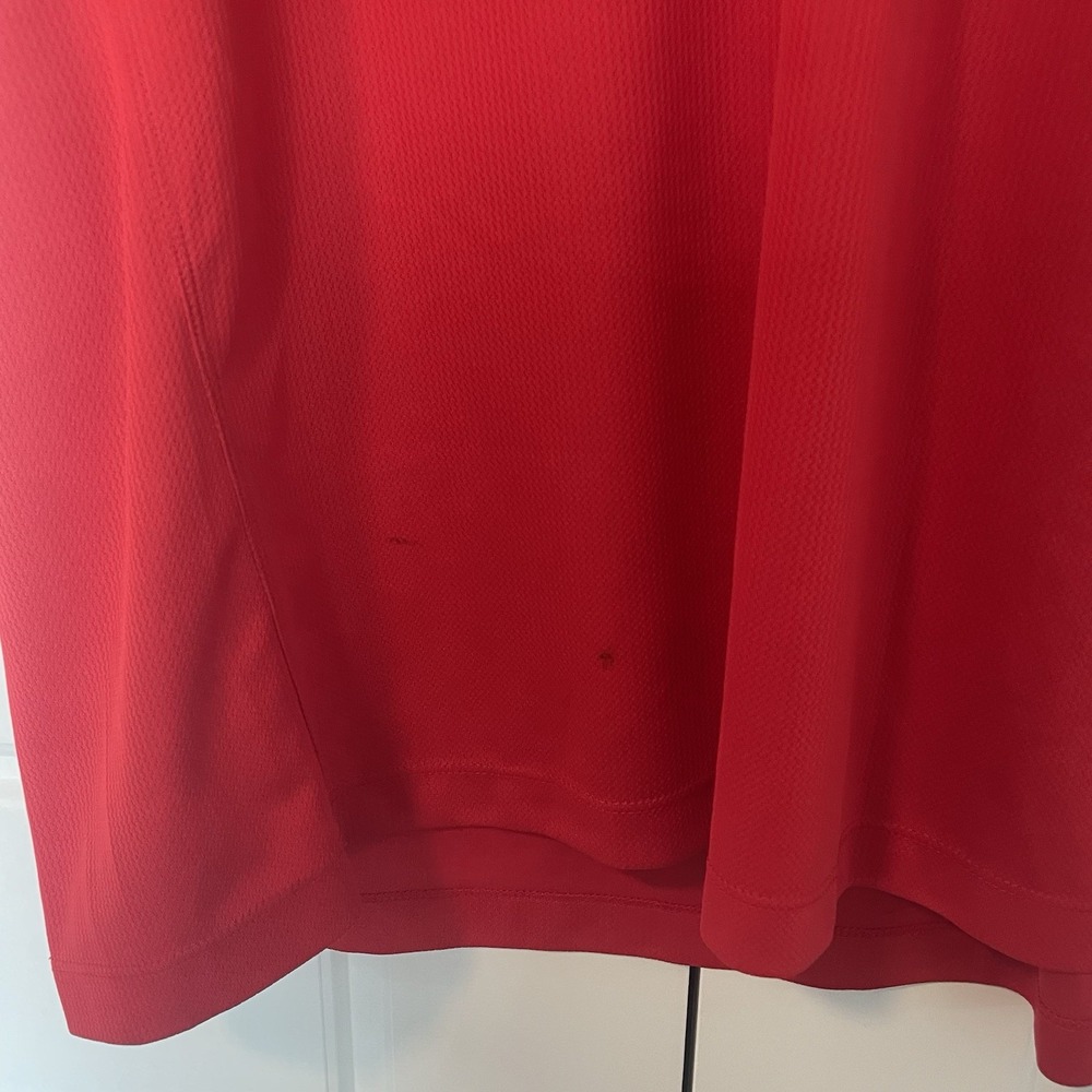 Nike Men's Golf Tour Performance Polo Shirt 2XL, Red, Collared - Picture 3 of 7